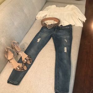 Current Elliott skinny jeans size 25